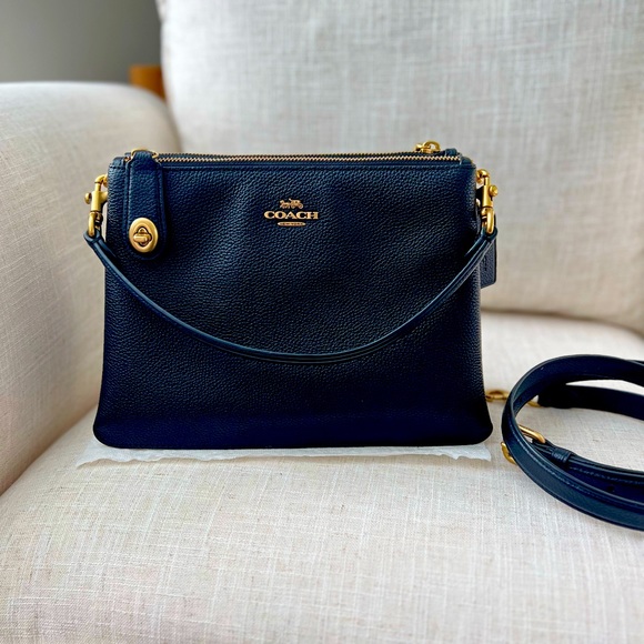 Coach Bags Coach Black Double Zip Crossbody Poshmark